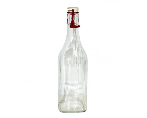 Пляшка скляна EverGlass Homemade 1000 мл., з бугельною пробкою
