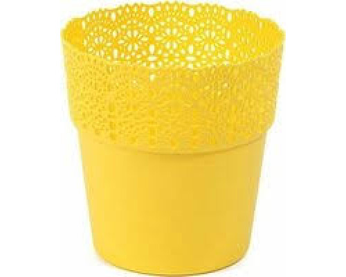 Вазон Prosperplast Белла 14,5 см (жовтий)