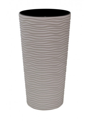 Вазон "Ф'южн" зі вставкою 27*51 см. (какао)