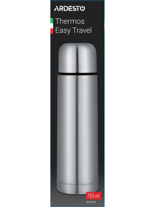 Термос Ardesto Easy Travel 750 мл., з нержавіючої сталі