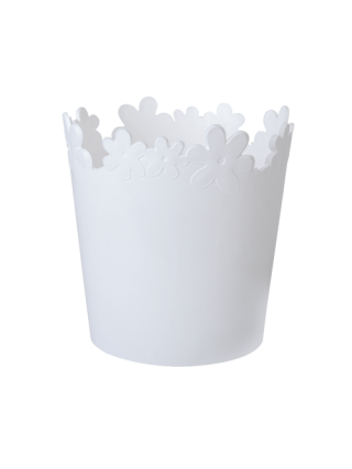 Вазон "Лютик" 13*13,5 см. (білий)