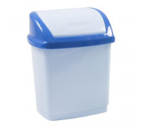 Відро для сміття "Домік" 16л (блакитний-синій)