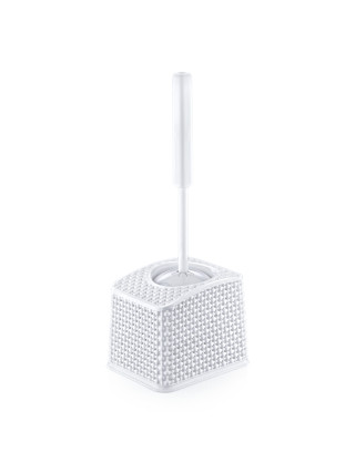 Йорж для унітазу з підставкою Honeycomb (білий)