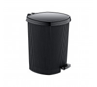 Відро для сміття з педаллю 11 л, LINE, 27*26,5*32 см (чорний)*12