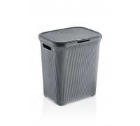 Корзина для білизни LINE 52 л 40*43*49 см (сірий)