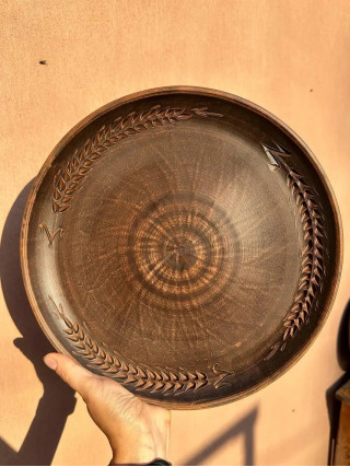 Блюдо для піци Кераміст КОЛОС d-300 мм h-25 мм 