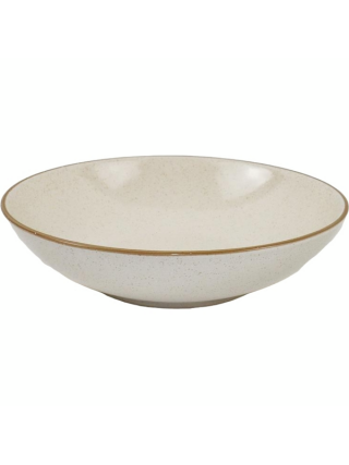 Тарілка супова Ardesto Apulia, 820 мл, 20.8 см, кераміка, кремовий