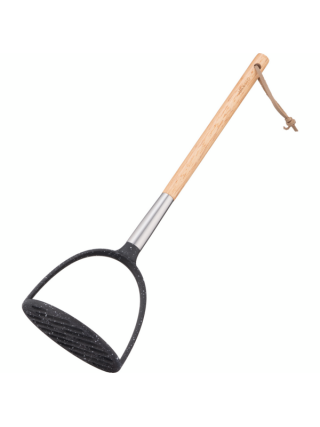 Картоплем’ялка Ardesto Midori, 33см, нейлон, дерево, нержавіюча сталь, чорний