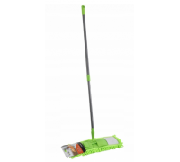 Швабра - полотер 42*14 см локшина, телескопічна рукоятка 70-120 см, Konex