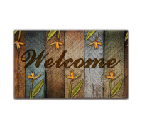 Килим гумовий 40*60*0,2 см принтований, "Welcome"