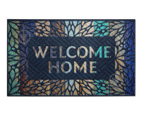 Килим гумовий 45*75*0,4 см принтований, "Welcome home"