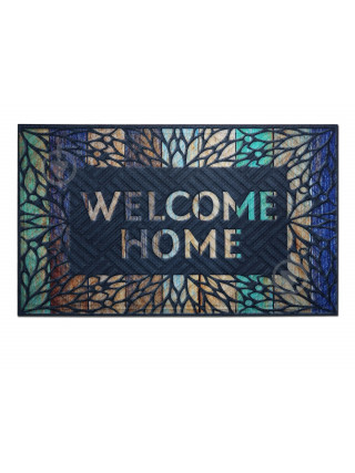 Килим гумовий 45*75*0,4 см принтований, "Welcome home"