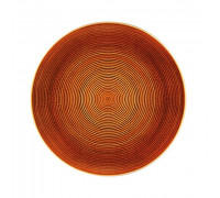 Тарілка обідня кругла LosK "Brenda Orange" d-26,5 см.