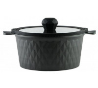 Каструля Pepper Black Ice 4,4 л. 24*12 см. з литого алюмінію з антипригарним покриттям