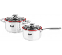 Набір посуду Krauff Smart Chef 4 пр. (ківш 0,7 л/кастр.1,2 л)