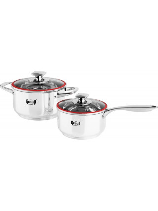 Набір посуду Krauff Smart Chef 4 пр. (ківш 0,7 л/кастр.1,2 л)