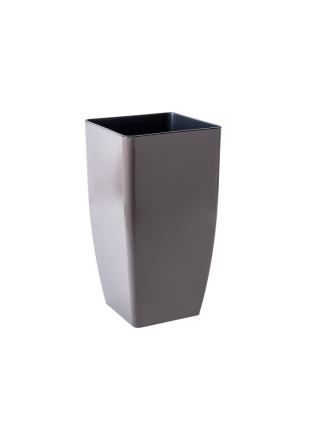 Вазон "Квадро" 16*16*30 см. (капучино)*4