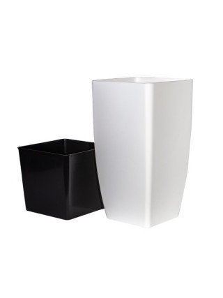 Вазон "Квадро" 27*27*51см. (білий)