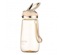 Пляшка для води Ardesto Bunny 600мл, пластик, жовтий