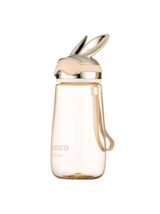 Пляшка для води Ardesto Bunny 600мл, пластик, жовтий