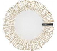 Тарілка Ardesto Salvia, 21см, скло, прозорий