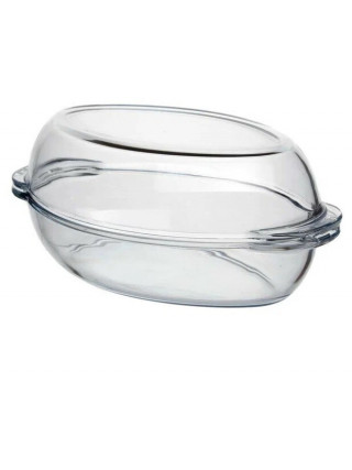 Каструля скляна Pasabahce Borcam овальна 2.5 л (2,5 л. + 1,7 л.)