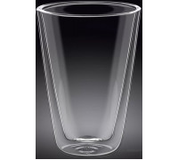 Склянка конусна 150 мл. Wilmax Thermo з подвійним дном 