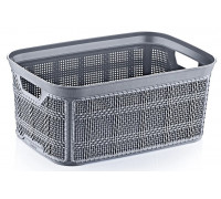 Корзинка без кришки AKAY Plastik JUTE MIX 2,5 л 21*14*10 см 