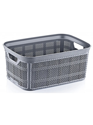 Корзинка без кришки AKAY Plastik JUTE MIX 2,5 л 21*14*10 см 