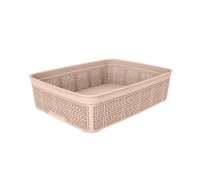 Корзинка без кришки AKAY Plastik JUTE MIX 5 л 34*26*6.5см