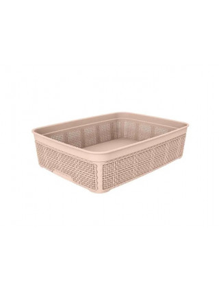 Корзинка без кришки AKAY Plastik JUTE MIX 5 л 34*26*6.5см