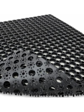 Килим гумовий "Сота" (O-ring mats) 16мм, розмір 100*150см, 16кг