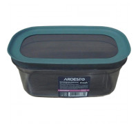 Контейнер для зберігання харчових продуктів ARDESTO Fresh 1л, пластик, прямокутна, сірий