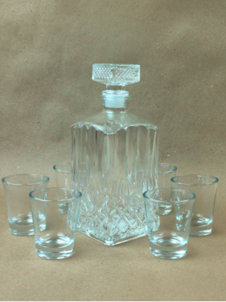 Набір для горілки S&T (графін 620 мл, стопки 50 мл)