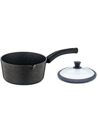 Ківш Prime TG-Line Krauzer 1,9л литий алюміній, кришка силіконовий обідок, індукція