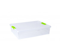 Контейнер універсальний "Smart Box" Practice 3,8 л. 32*24*7 см. (прозорий/оливковий/оливковий) 