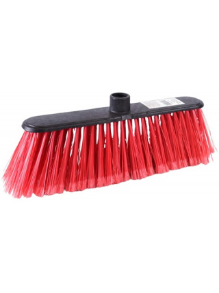 Щітка для прибирання Eco Fabric без ручки 27см, пластикова чорна/червоний