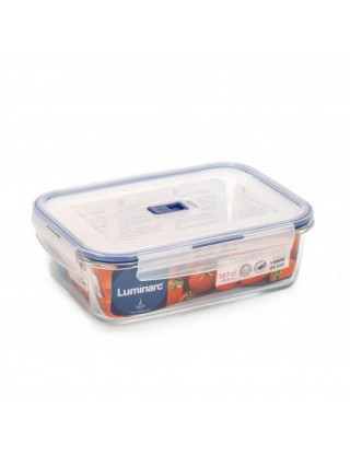 Контейнер скляний Luminarc Pure Box Active 1220 мл., прямокутний з кришкою