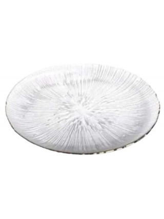 Тарілка Ardesto Mallow, 26.5см, скло, прозорий