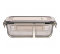 Контейнер скляний двосекційний Ecomo Thermo Box (2х640мл)