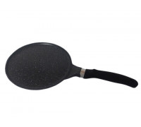 Сковорідка для млинців  Kamille Black marble 28 см. з антипригарним покриттям з алюмінію