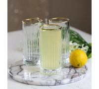 Набір склянок Pasabahce Elysia GOLD 280 мл., 4 шт. в подарунковій упаковці