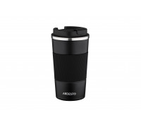 Термокухоль Ardesto Urban 500 мл, чорний,із нержавіючої сталі (зберігає тепло 12 годин)