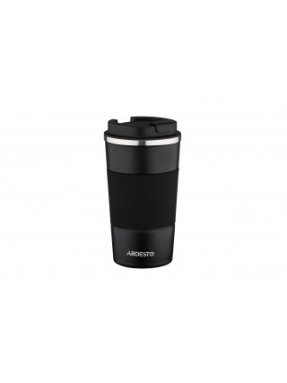 Термокухоль Ardesto Urban 500 мл, чорний,із нержавіючої сталі (зберігає тепло 12 годин)