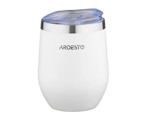 Термокружка Ardesto Compact Mug 350 мл, біла, нержавіюча сталь