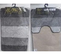 Набір килимків для ванних кімнат Silver 50x80+50x40 см 2 шт. Туреччина