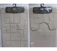 Набір килимків для ванних кімнат Classic 50x80+50x40 см 2 шт світло-бежевий