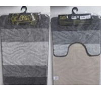 Набір килимків для ванних кімнат Silver 50x80+50x40 см 2 шт. Туреччина