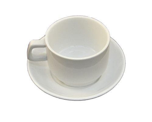 Чашка чайна 250 мл. Helios HoReCa з блюдцем 