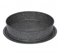 Форма для випічки кругла Vinzer 24*6,8 см., з вуглецевої сталі, з роз'ємним бортом